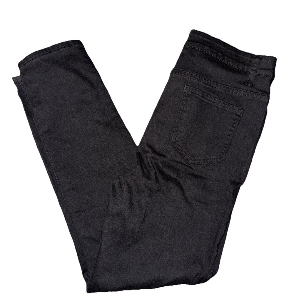Nova Blue Jeans Juniors Size L Black High Rise Skinny Denim Pants New